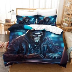 Hacker Housse de Couette Imprimée 3D Douce 3 Pièces Literie Garçons Filles