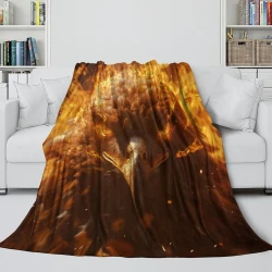 Aigle Plaid en Polaire Imprimé 3D Couverture Douce Confortable pour Canapé Lit Bureau