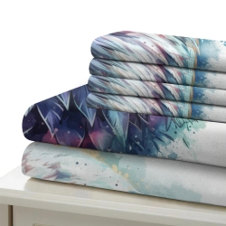 Aigle Housse de Couette Imprimée 3D Douce 3 Pièces Literie Garçons Filles