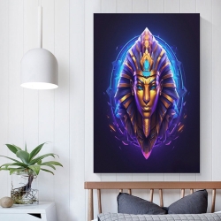 Pharaon égyptien Peinture sur toile sans cadre, impressions posters art mural pour déco maison chambre bureau