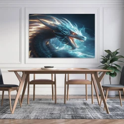 occidental Dragón Pintura en lienzo sin marco, impresiones de pósters arte pared para decoración hogar dormitorio oficina