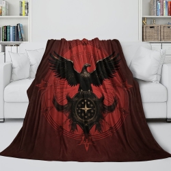 Aigle Plaid en Polaire Imprimé 3D Couverture Douce Confortable pour Canapé Lit Bureau