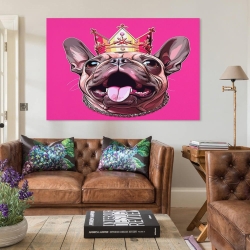 Französische Bulldoggege Unrahmtes Leinwandbild, Wandkunst-Poster-Drucke für Zuhause, Schlafzimmer, Büro Dekoration