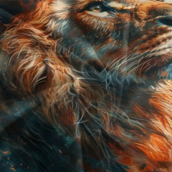 Lion Housse de Couette Imprimée 3D Douce 3 Pièces Literie Garçons Filles