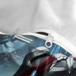 Avengers Iron Man Housse de Couette Imprimée 3D Douce 3 Pièces Literie Garçons Filles