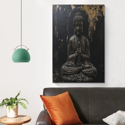Buddha Unframed Canvas Painting, Wall Art Poster Prints for Home Bedroom Office Decoration