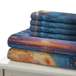 Bouddha Housse de Couette Imprimée 3D Douce 3 Pièces Literie Garçons Filles