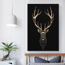 Renne Peinture sur toile sans cadre, impressions posters art mural pour déco maison chambre bureau