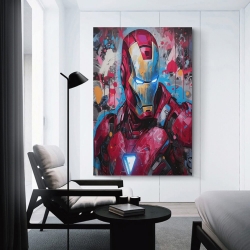 Avengers Iron Man Peinture sur toile sans cadre, impressions posters art mural pour déco maison chambre bureau