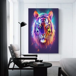 Tigre Peinture sur toile sans cadre, impressions posters art mural pour déco maison chambre bureau