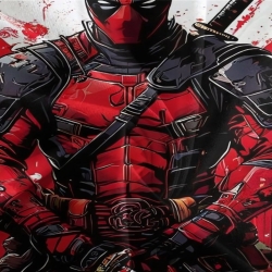 Deadpool Marvel Housse de Couette Imprimée 3D Douce 3 Pièces Literie Garçons Filles
