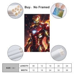 Avengers Iron Man Peinture sur toile sans cadre, impressions posters art mural pour déco maison chambre bureau
