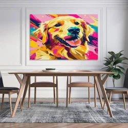 Golden Retriever Peinture sur toile sans cadre, impressions posters art mural pour déco maison chambre bureau