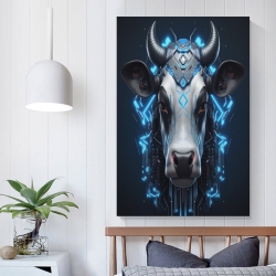 Vache Peinture sur toile sans cadre, impressions posters art mural pour déco maison chambre bureau