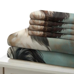Shih Tzu Funda Nórdica Impresa en 3D Suave 3 Piezas Ropa de Cama para Niños Niñas