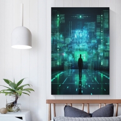 Hacker Peinture sur toile sans cadre, impressions posters art mural pour déco maison chambre bureau