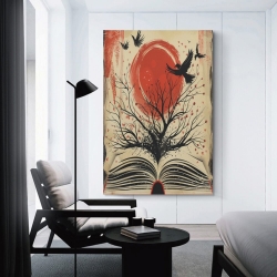 Arbre de vie Peinture sur toile sans cadre, impressions posters art mural pour déco maison chambre bureau