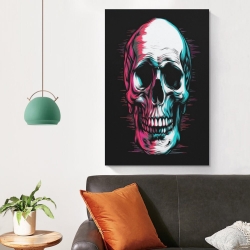 Schädel Unrahmtes Leinwandbild, Wandkunst-Poster-Drucke für Zuhause, Schlafzimmer, Büro Dekoration