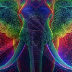 Éléphant Housse de Couette Imprimée 3D Douce 3 Pièces Literie Garçons Filles