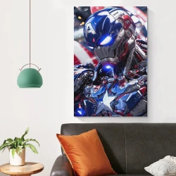 Avengers Iron Man Unrahmtes Leinwandbild, Wandkunst-Poster-Drucke für Zuhause, Schlafzimmer, Büro Dekoration