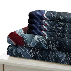 Avengers Spider Man Housse de Couette Imprimée 3D Douce 3 Pièces Literie Garçons Filles