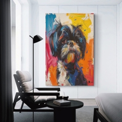 Shih Tzu Unrahmtes Leinwandbild, Wandkunst-Poster-Drucke für Zuhause, Schlafzimmer, Büro Dekoration