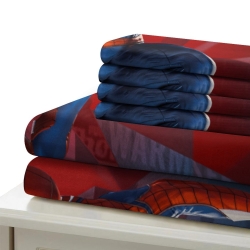 Avengers Spider Man Housse de Couette Imprimée 3D Douce 3 Pièces Literie Garçons Filles