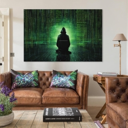 Hacker Peinture sur toile sans cadre, impressions posters art mural pour déco maison chambre bureau