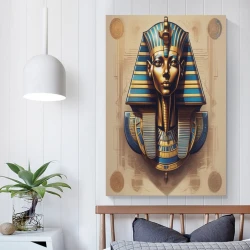 Pharaon égyptien Peinture sur toile sans cadre, impressions posters art mural pour déco maison chambre bureau