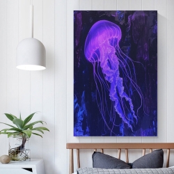 Méduse Peinture sur toile sans cadre, impressions posters art mural pour déco maison chambre bureau