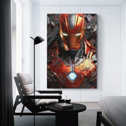 Avengers Iron Man Peinture sur toile sans cadre, impressions posters art mural pour déco maison chambre bureau