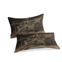 Crâne Housse de Couette Imprimée 3D Douce 3 Pièces Literie Garçons Filles
