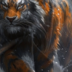 Tigre Housse de Couette Imprimée 3D Douce 3 Pièces Literie Garçons Filles