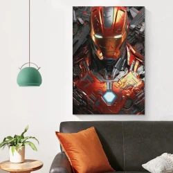 Avengers Iron Man Peinture sur toile sans cadre, impressions posters art mural pour déco maison chambre bureau