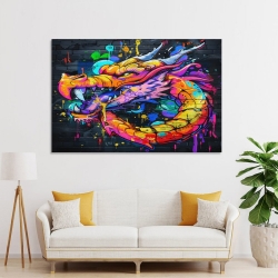 Dragon Peinture sur toile sans cadre, impressions posters art mural pour déco maison chambre bureau