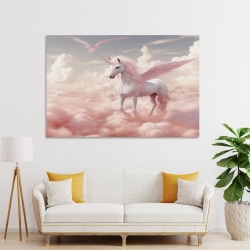 Licorne Peinture sur toile sans cadre, impressions posters art mural pour déco maison chambre bureau