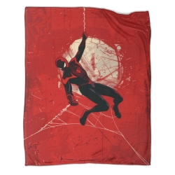 Avengers Spider-Man Plaid en Polaire Imprimé 3D Couverture Douce Confortable pour Canapé Lit Bureau
