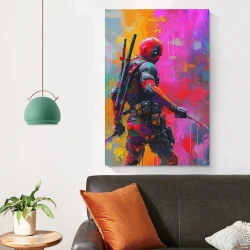 Marvel Deadpool Pintura en lienzo sin marco, impresiones de pósters arte pared para decoración hogar dormitorio oficina