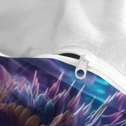 Hibou Housse de Couette Imprimée 3D Douce 3 Pièces Literie Garçons Filles