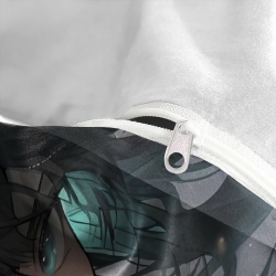 Tueur de démons: Demon Slayer Housse de Couette Imprimée 3D Douce 3 Pièces Literie Garçons Filles