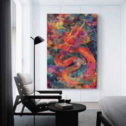 Drache Unrahmtes Leinwandbild, Wandkunst-Poster-Drucke für Zuhause, Schlafzimmer, Büro Dekoration