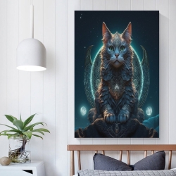 Chat Peinture sur toile sans cadre, impressions posters art mural pour déco maison chambre bureau