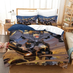 Transformers Megatron Housse de Couette Imprimée 3D Douce 3 Pièces Literie Garçons Filles