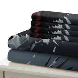 Aigle Housse de Couette Imprimée 3D Douce 3 Pièces Literie Garçons Filles