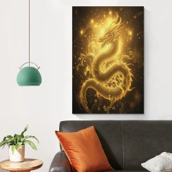 Drache Unrahmtes Leinwandbild, Wandkunst-Poster-Drucke für Zuhause, Schlafzimmer, Büro Dekoration