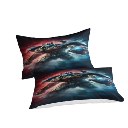 Transformers Optimus Prime Housse de Couette Imprimée 3D Douce 3 Pièces Literie Garçons Filles