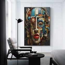 Art abstrait Peinture sur toile sans cadre, impressions posters art mural pour déco maison chambre bureau