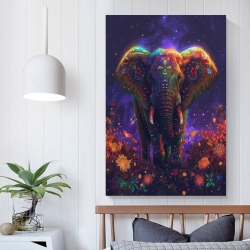 Éléphant Peinture sur toile sans cadre, impressions posters art mural pour déco maison chambre bureau