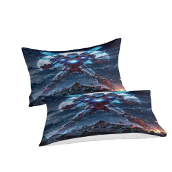 Avengers Iron Man Housse de Couette Imprimée 3D Douce 3 Pièces Literie Garçons Filles