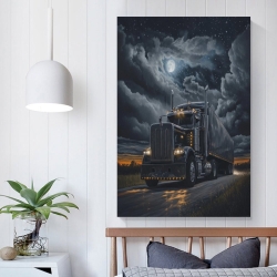 Gros camion Peinture sur toile sans cadre, impressions posters art mural pour déco maison chambre bureau